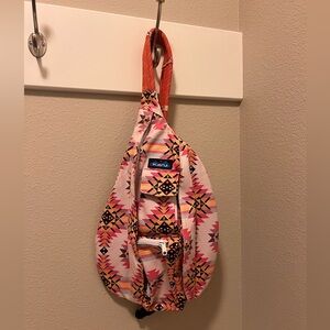 KAVU Rope Sling Bag tribal print